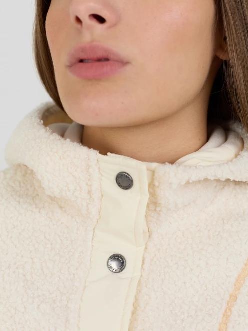 Fundango Juniper Pile Jacket for women in white 6