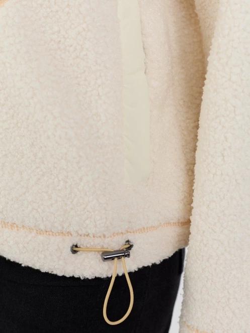 Fundango Juniper Pile Jacket for women in white 7