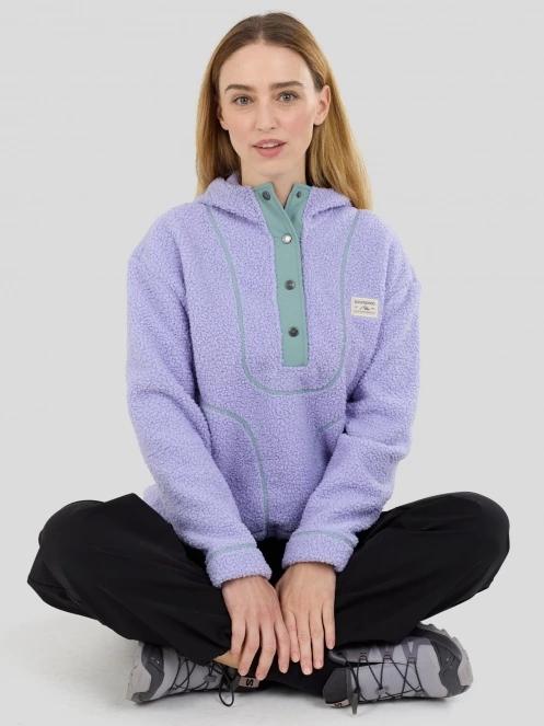 Fundango Juniper Pile Jacket for women in purple 5