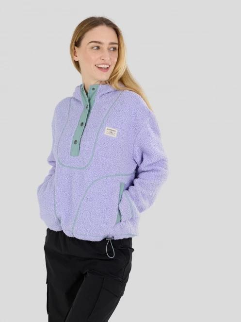 Fundango Juniper Pile Jacket for women in purple 6