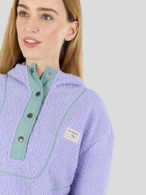 Fundango Juniper Pile Jacket for women in purple 7