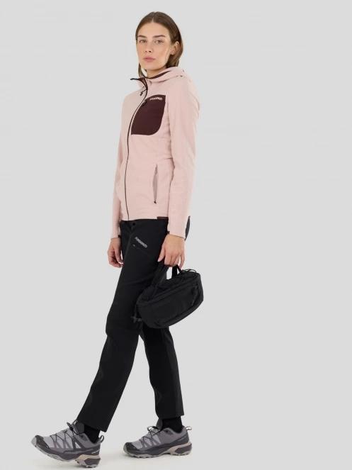 Fundango Nigata Full Zip Hoodie for women in pink 4
