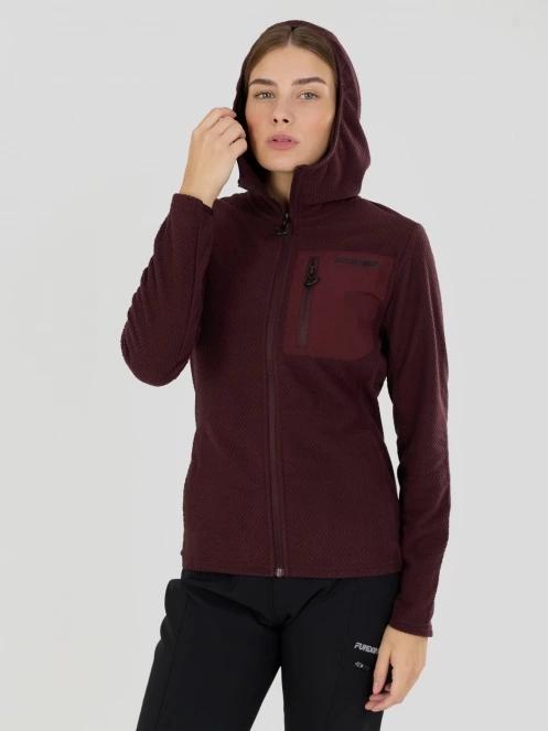 Fundango Nigata Full Zip Hoodie for women in purple 2