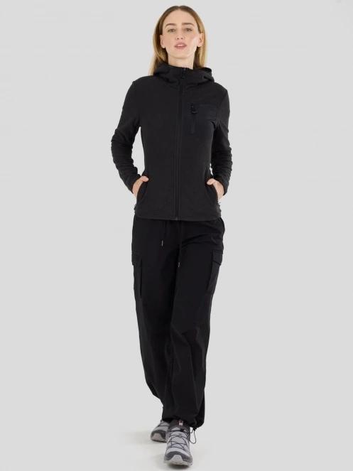 Fundango Nigata Full Zip Hoodie for women in black 4