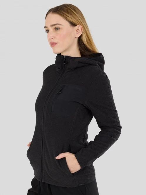 Fundango Nigata Full Zip Hoodie for women in black 6