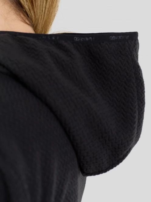 Fundango Nigata Full Zip Hoodie for women in black 8