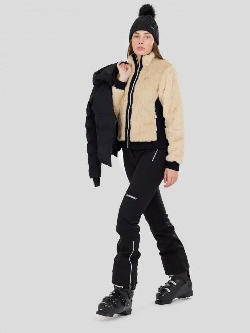 Fundango Marigold Shearling Jacket for women in sand 4