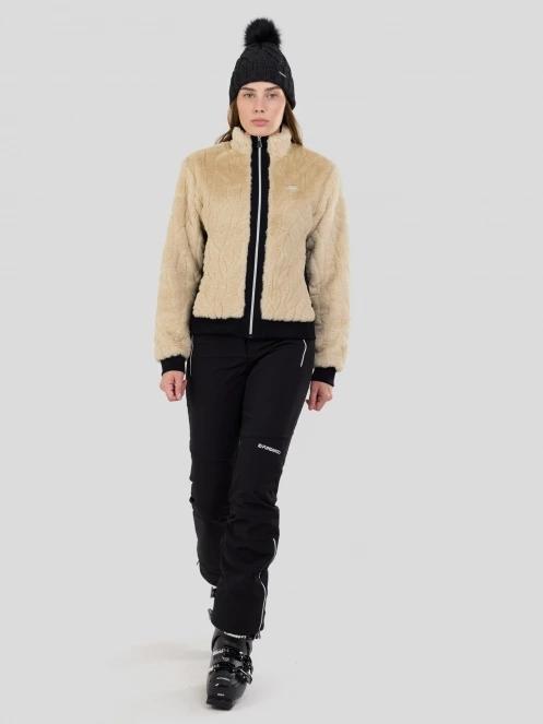 Fundango Marigold Shearling Jacket for women in sand 7