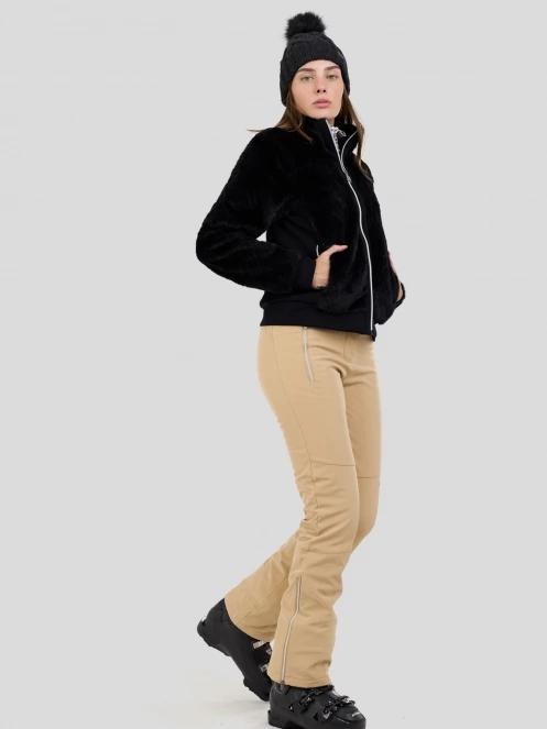 Fundango Marigold Shearling Jacket for women in black 4