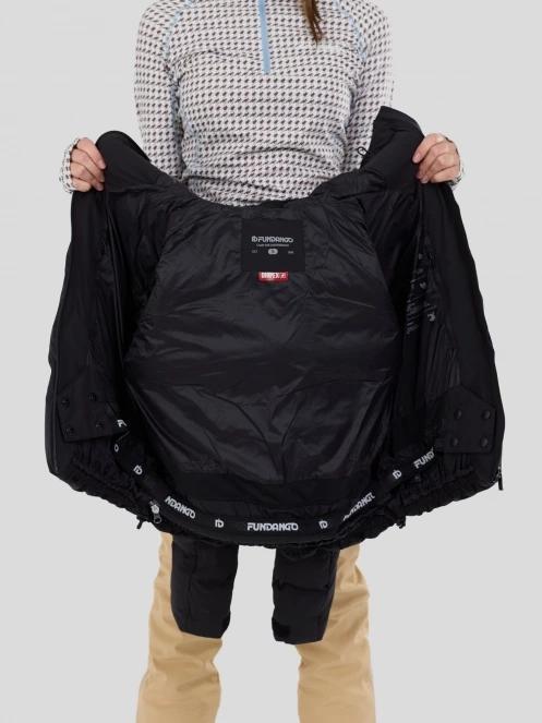 Fundango Marigold Shearling Jacket for women in black 5