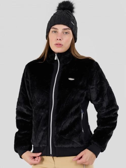 Fundango Marigold Shearling Jacket for women in black 6