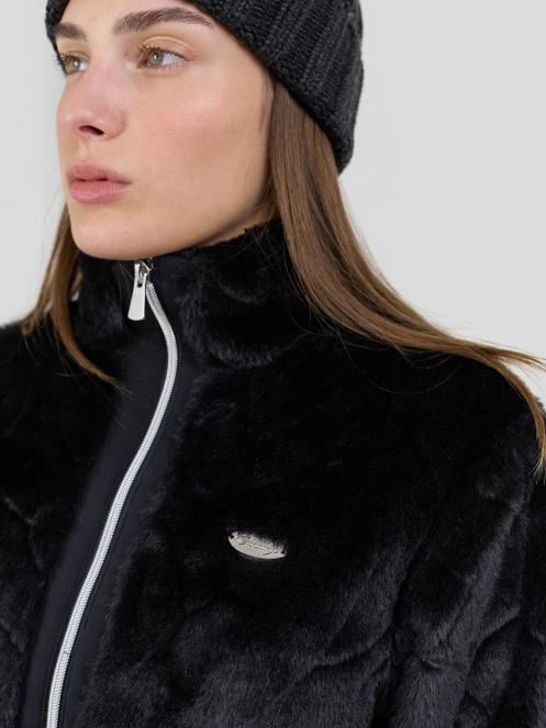 Fundango Marigold Shearling Jacket for women in black 7