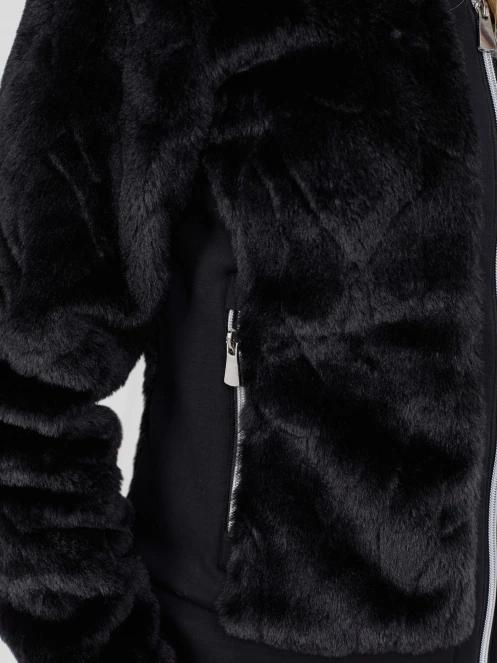 Fundango Marigold Shearling Jacket for women in black 8