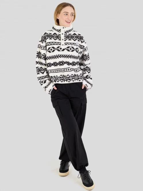 Fundango Pacha Fleece Jacket for women in white 4