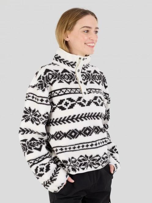 Fundango Pacha Fleece Jacket for women in white 5