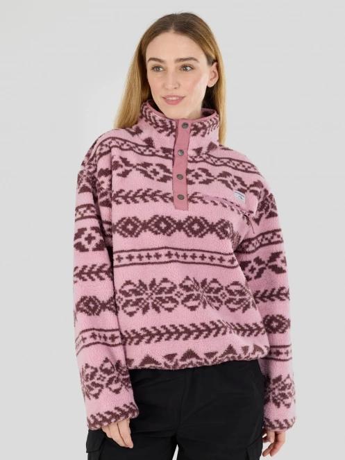 Fundango Pacha Fleece Jacket for women in pink 2