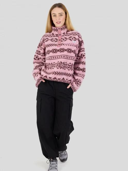 Fundango Pacha Fleece Jacket for women in pink 4