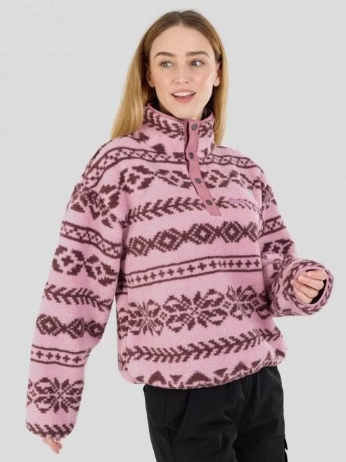Fundango Pacha Fleece Jacket for women in pink 6
