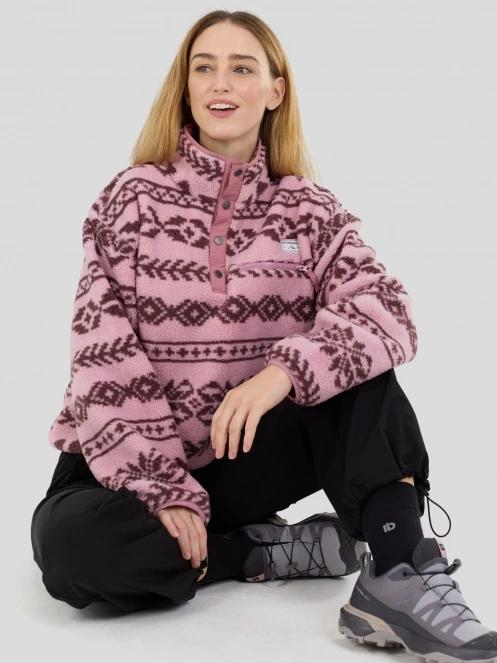 Fundango Pacha Fleece Jacket for women in pink 7