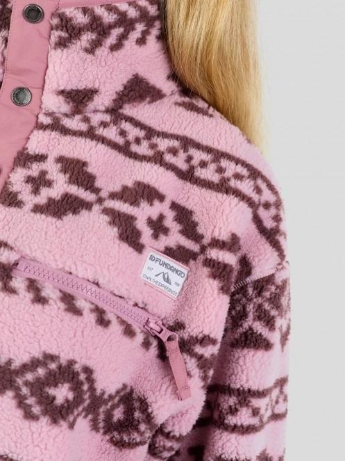 Fundango Pacha Fleece Jacket for women in pink 8