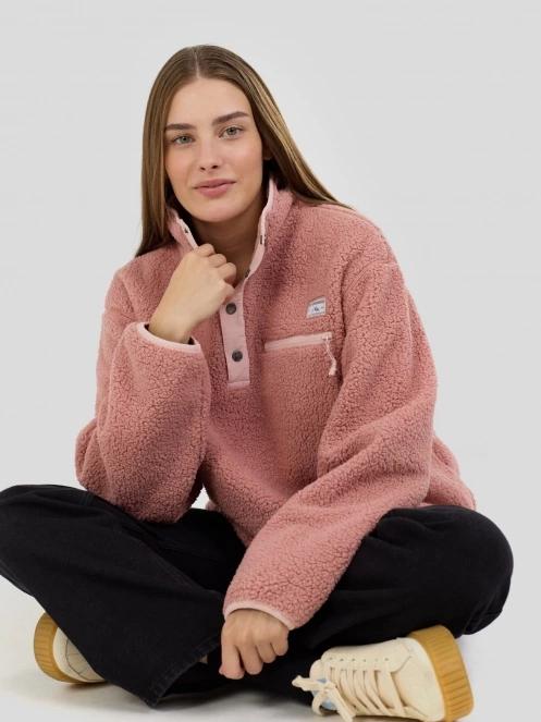 Fundango Pacha Fleece Jacket for women in pink 5