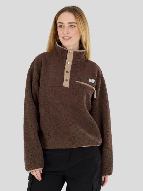 Fundango Pacha Fleece Jacket for women in brown 2