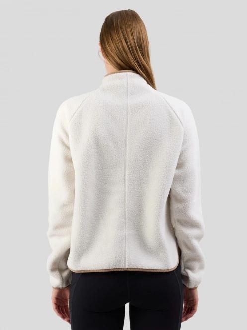 Fundango Roselake Pile Jacket for women in white 3