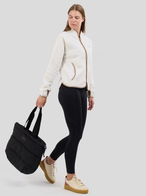 Fundango Roselake Pile Jacket for women in white 4