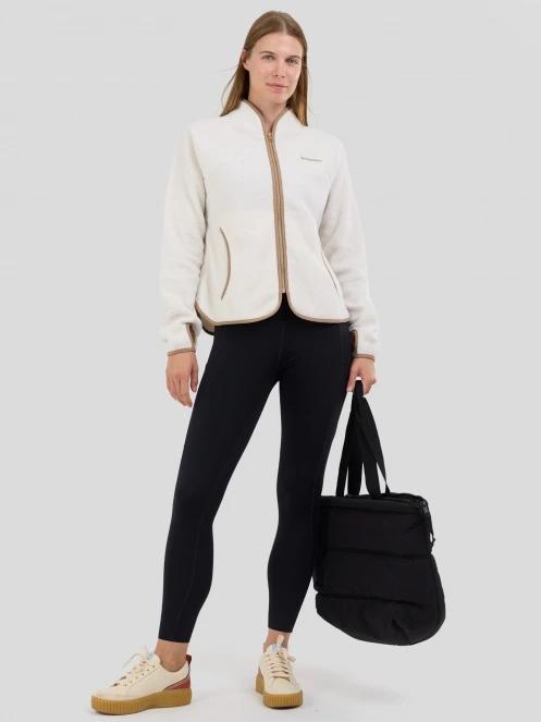 Fundango Roselake Pile Jacket for women in white 5