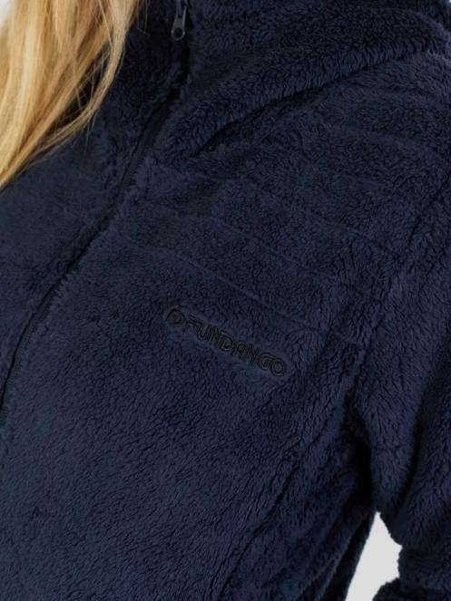 Fundango Zealand Plush Pile Jacket for women in dark blue 5