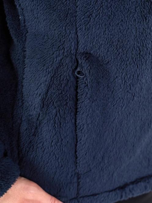 Fundango Zealand Plush Pile Jacket for women in dark blue 6