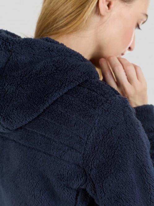 Fundango Zealand Plush Pile Jacket for women in dark blue 7