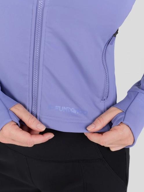 Fundango Flow Thermo Zip Up for women in purple 8