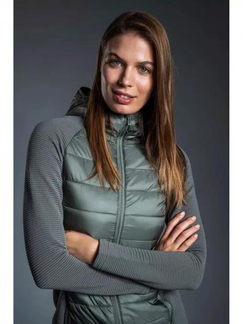 Fundango AFTON Hybrid Jacket for women in oliv 3