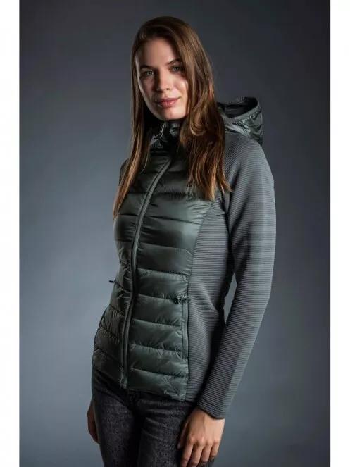 Fundango AFTON Hybrid Jacket for women in oliv 4