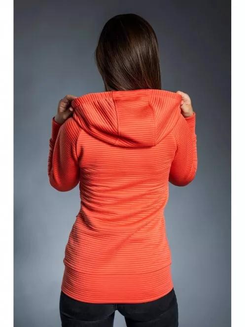 Fundango SHARE Hooded Fleece for women in red 3