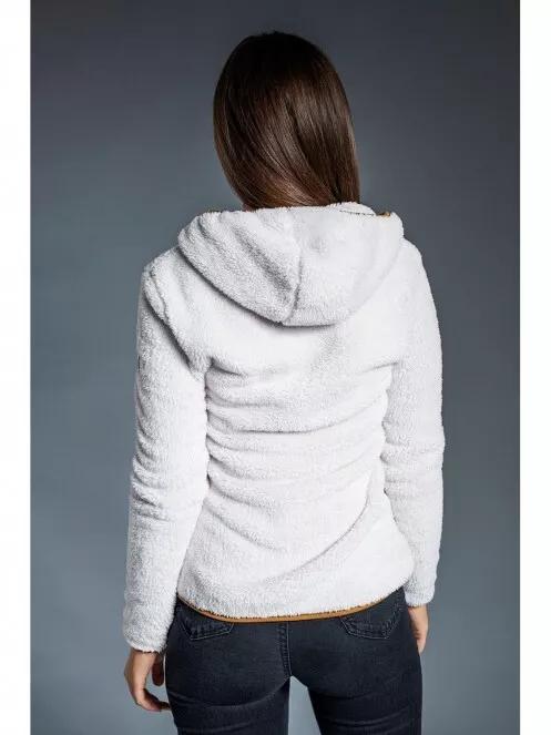 Fundango OLIVIA Pile Pullover for women in sand 3