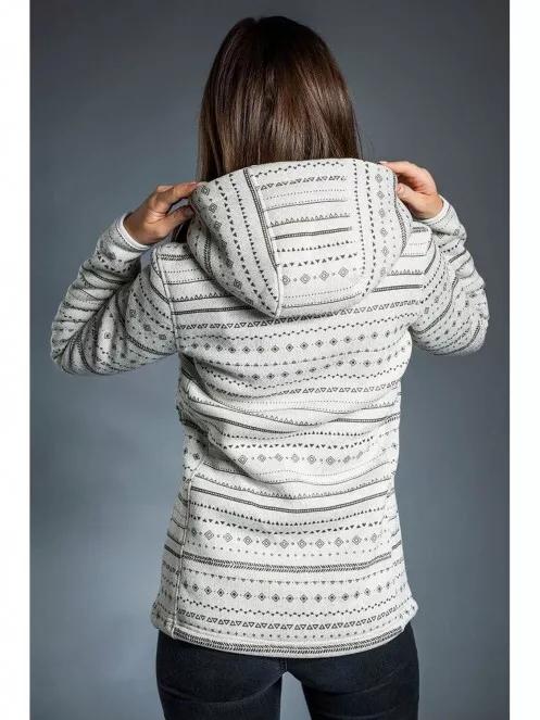 Fundango ARA Fleece Jacket for women in white 5