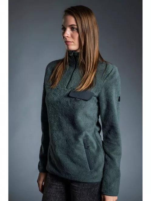 Fundango VINONA Fleece Pullover for women in oliv 3