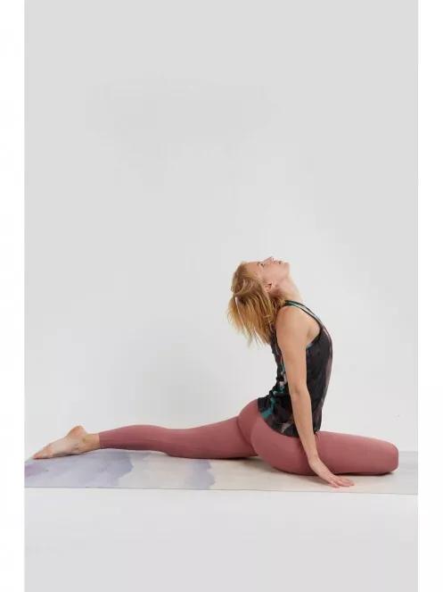 Fundango Zen High Rise Leggings for women in magenta 6