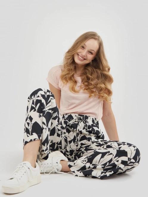 Fundango Poppy Pants for women in white 5