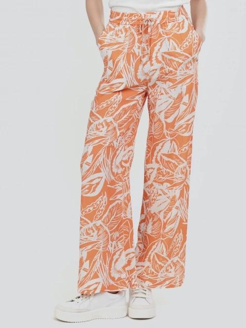 Fundango Poppy Pants for women in orange 2
