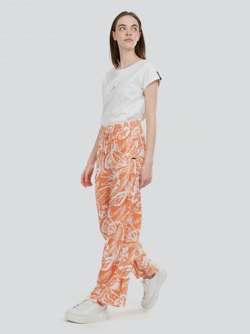 Fundango Poppy Pants for women in orange 5