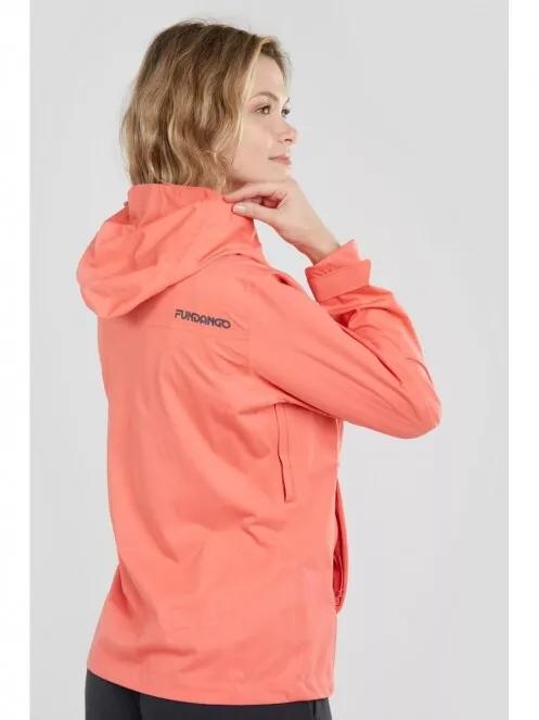 Fundango Navia Waterproof Jacket for women in magenta 3