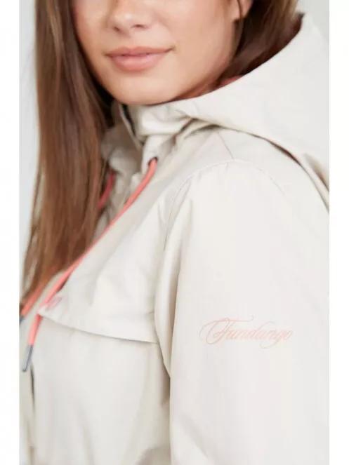 Fundango Regina Waterproof Trench Jacket for women in white 4