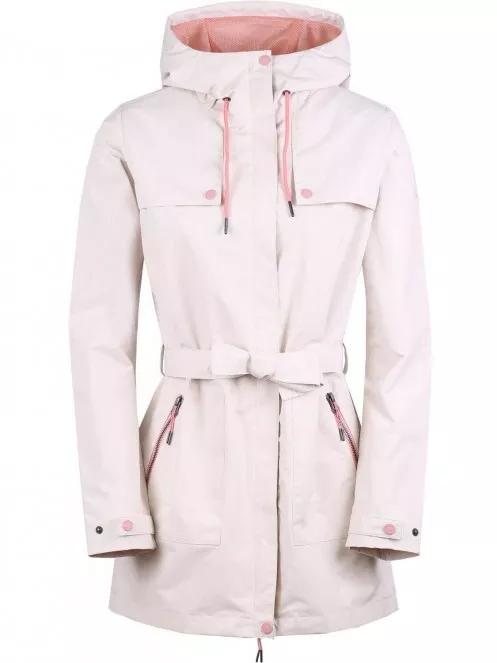 Fundango Regina Waterproof Trench Jacket for women in white 5