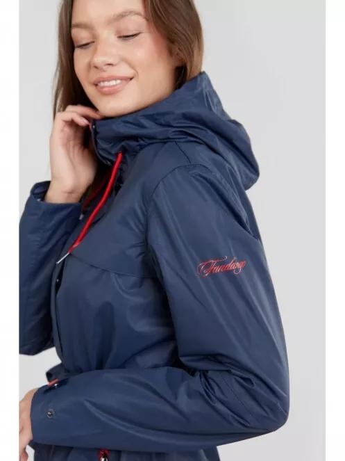 Fundango Regina Waterproof Trench Jacket for women in dark blue 4