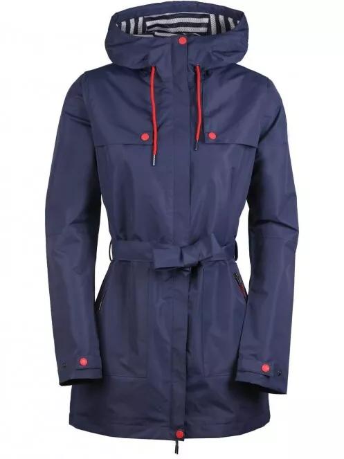 Fundango Regina Waterproof Trench Jacket for women in dark blue 5