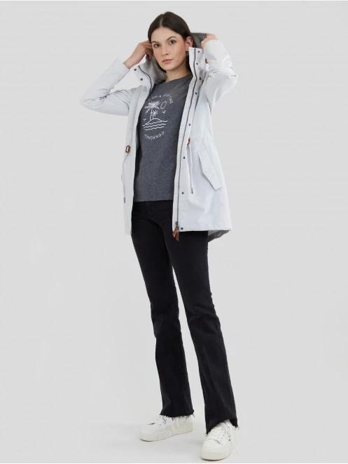 Fundango Tapara Waterproof Jacket for women in white 4