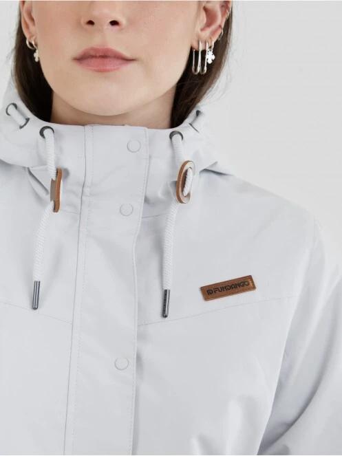 Fundango Tapara Waterproof Jacket for women in white 6